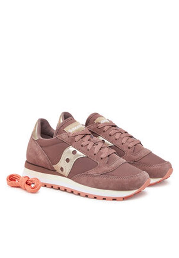 Saucony Sneakersy Originals Jazz Triple S60530 54 Brązowy. Kolor: brązowy. Materiał: zamsz, skóra