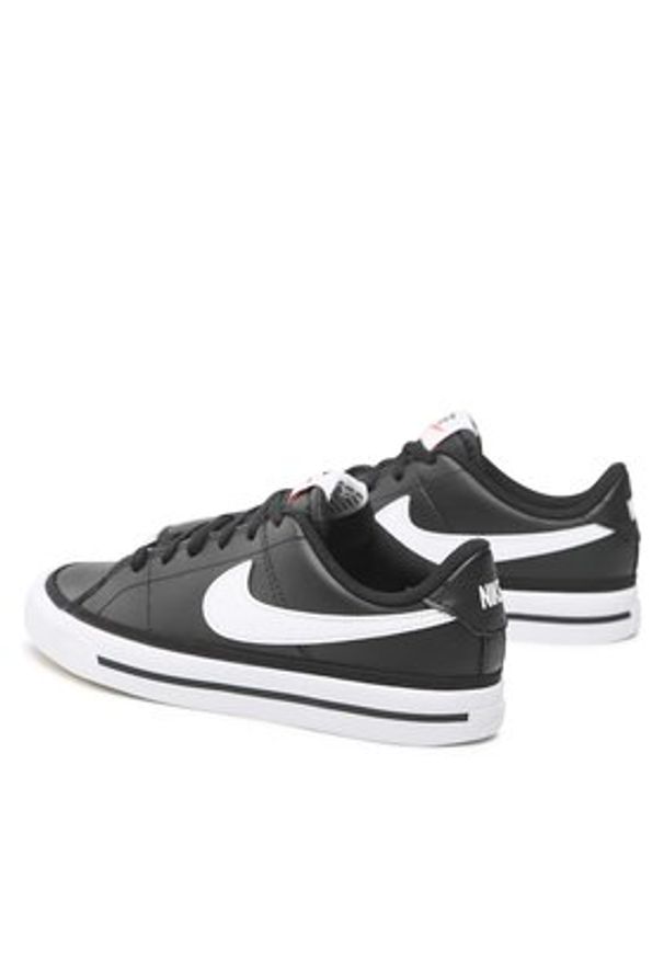 Nike Sneakersy Court Legacy (Gs) DA5380 002 Czarny. Kolor: czarny. Materiał: skóra. Model: Nike Court