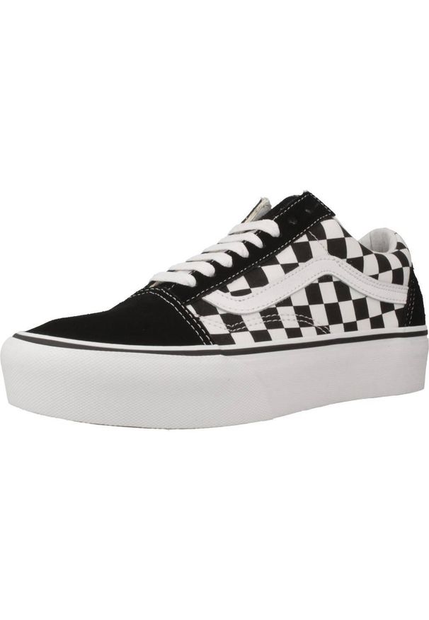 Tenisówki Vans Model Old Skool Platform Kolor Czarny. Kolor: czarny. Materiał: tkanina. Obcas: na platformie. Model: Vans Old Skool. Sport: skateboard