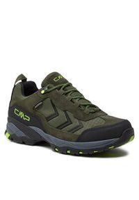 CMP Trekkingi Melnick Low Trekking Shoes WP 3Q19657 Zielony. Kolor: zielony. Materiał: skóra. Sport: turystyka piesza