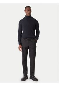 Karl Lagerfeld - KARL LAGERFELD Golf 655058 554399 Granatowy Regular Fit. Typ kołnierza: golf. Kolor: niebieski. Materiał: wełna #2