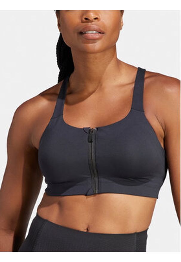 Adidas - adidas Biustonosz sportowy TLRD Impact Luxe IL2911 Czarny. Kolor: czarny. Materiał: syntetyk