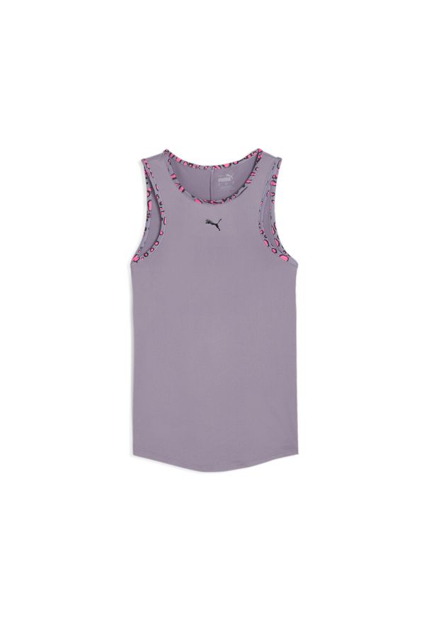 Puma - Młodzieżowa koszulka bez rękawów HYPERNATURAL PUMA Pale Plum Purple. Kolor: fioletowy. Długość rękawa: bez rękawów. Sport: bieganie, fitness