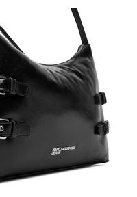 Karl Lagerfeld Jeans Torebka B1W30154 Czarny. Kolor: czarny. Materiał: skórzane #5