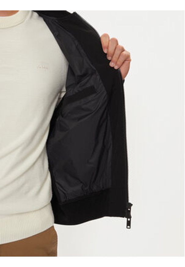 BOSS - Boss Kurtka bomber Obear 50521480 Czarny Regular Fit. Kolor: czarny. Materiał: syntetyk