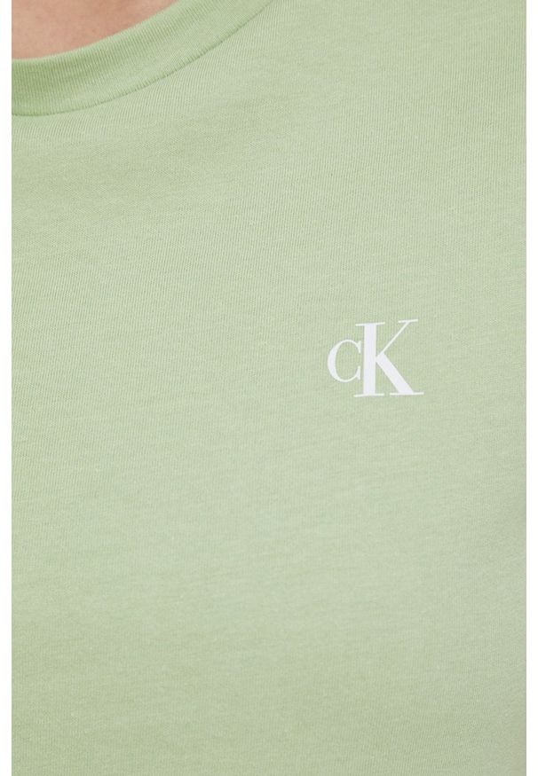 Calvin Klein Jeans t-shirt damski. Wzór: nadruk