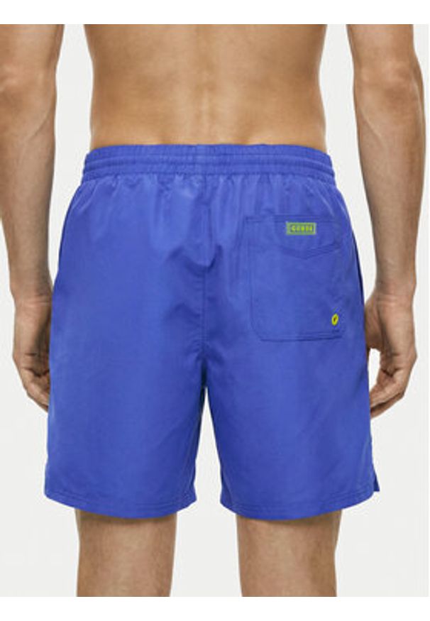 Guess Szorty kąpielowe F6GT24 WG282 MEDIUM Niebieski Regular Fit. Kolor: niebieski. Materiał: syntetyk