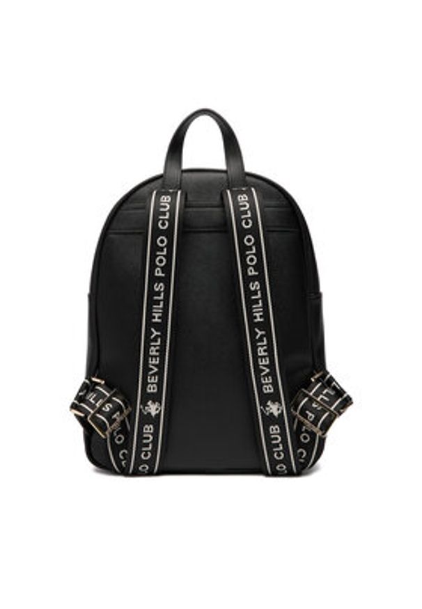 Beverly Hills Polo Club Plecak CEO-BHPC-L-004-09 Czarny. Kolor: czarny. Materiał: materiał