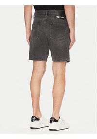 Karl Lagerfeld Jeans Szorty jeansowe A2M10084 Szary Relaxed Fit. Kolor: szary. Materiał: bawełna #4