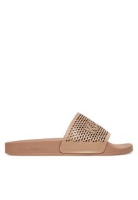 Karl Lagerfeld - KARL LAGERFELD Klapki Kondo 2.0 KL80915 Beżowy. Kolor: beżowy. Materiał: skóra