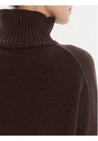 Weekend Max Mara Golf Borgia 2525366112 Brązowy Relaxed Fit. Typ kołnierza: golf. Kolor: brązowy. Materiał: wełna #5