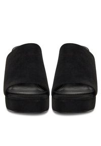 DeeZee Klapki KK5606-1 Czarny. Kolor: czarny. Materiał: materiał