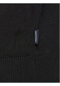 Jack & Jones Sweter Emil 12189339 Czarny Regular Fit. Kolor: czarny. Materiał: bawełna #3