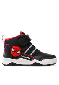 Geox Sneakersy SPIDER-MAN J Perth Boy J367RD 05411 C0048 M Czarny. Kolor: czarny