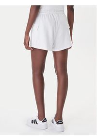 Adidas - adidas Szorty sportowe Essentials Small Logo French Terry Cargo JD9945 Biały Loose Fit. Kolor: biały. Materiał: syntetyk #3