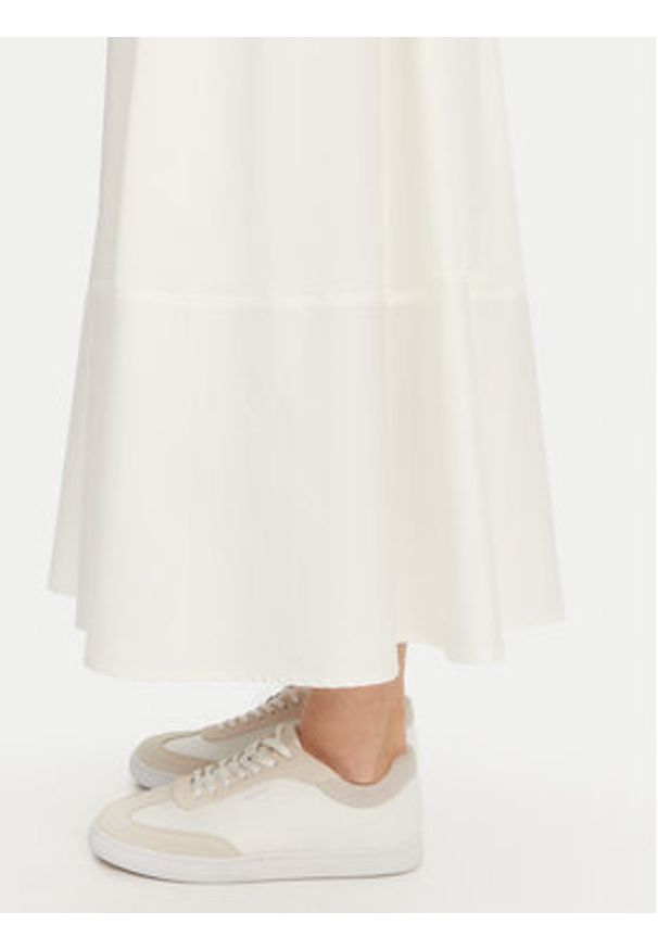Max Mara Leisure Spódnica trapezowa Roal 2516771028 Biały Regular Fit. Kolor: biały. Materiał: bawełna