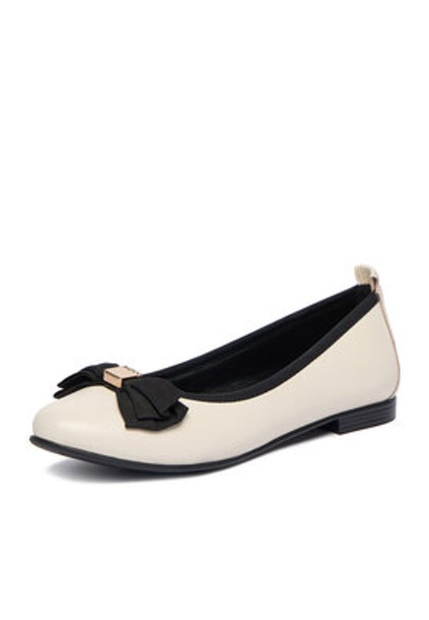 MEXX Baleriny CEO-MX/036C-RST Biały. Kolor: biały. Materiał: skóra