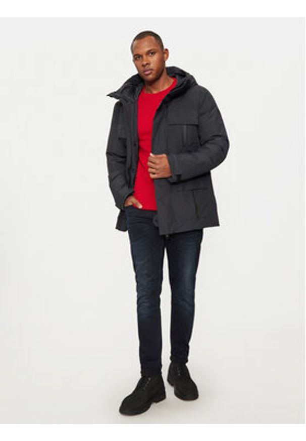 Save The Duck Parka C31972M EPIK19 Czarny Regular Fit. Kolor: czarny. Materiał: syntetyk