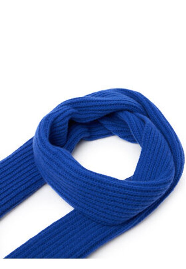 United Colors of Benetton - United Colors Of Benetton Szalik 1302U0723 Granatowy. Kolor: niebieski. Materiał: wełna