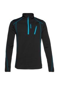 Koszulka męska Protest HUMANS 1/4 zip top. Kolor: czarny. Sezon: zima. Sport: narciarstwo