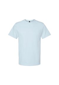 GILDAN - Koszulka Unisex Dla Dorosłych Softstyle Midweight. Kolor: niebieski. Materiał: bawełna. Sport: turystyka piesza