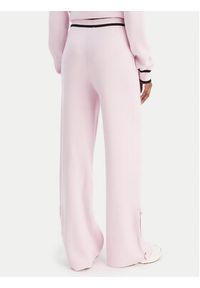 Liu Jo Sport Spodnie dzianinowe TF5252 MS59L Różowy Relaxed Fit. Kolor: różowy. Materiał: syntetyk. Styl: sportowy #4