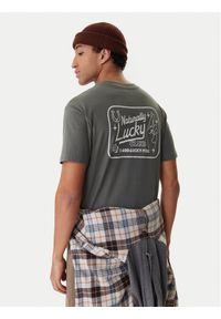 RVCA T-Shirt EVYZT00274 Zielony Regular Fit. Kolor: zielony. Materiał: bawełna #1