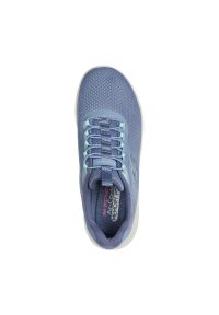 skechers - Kapcie SKECHERS SKECH-LITE PRO Niebieski. Kolor: niebieski. Materiał: tkanina