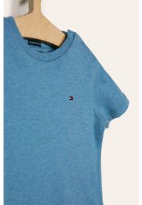 TOMMY HILFIGER - Tommy Hilfiger - T-shirt dziecięcy 74-176 cm. Okazja: na co dzień. Kolor: niebieski. Materiał: bawełna, materiał, dzianina. Wzór: gładki. Styl: casual #2