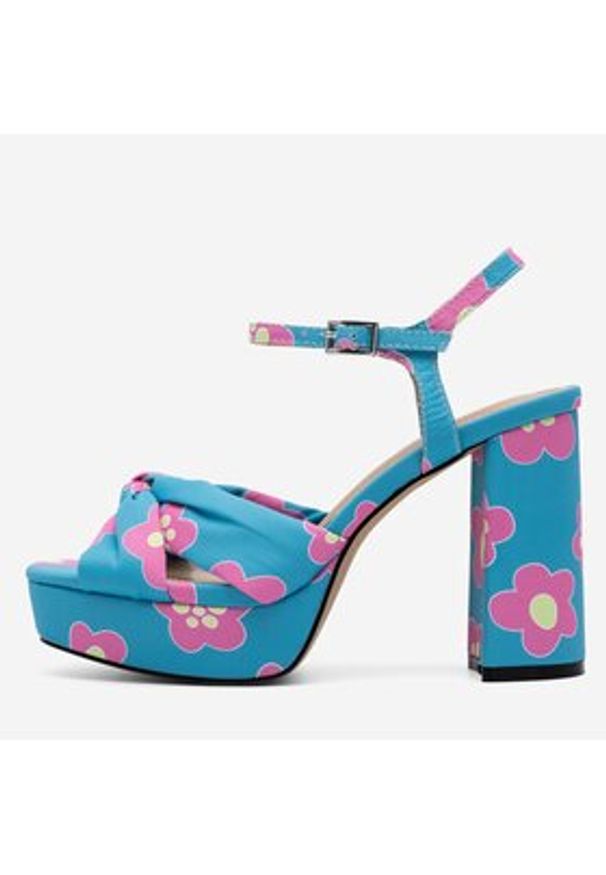 Jenny Fairy Sandały DAISY LS5962-01 Niebieski. Kolor: niebieski. Materiał: materiał