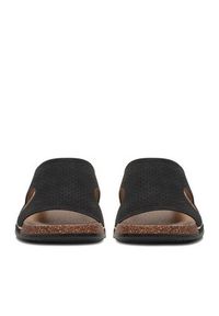 Go Soft Klapki CEO-W25701 Czarny. Kolor: czarny. Materiał: materiał #6