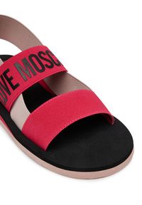 Love Moschino - LOVE MOSCHINO Sandały JA16033G0MJN460C Różowy. Kolor: różowy. Materiał: materiał #4