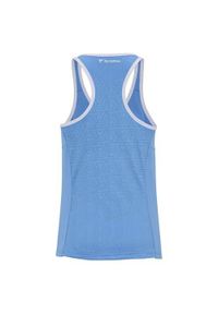 TECNIFIBRE - Koszulka sportowa damska Tecnifibre 22WTANAZ3. Kolor: niebieski. Materiał: poliester. Długość rękawa: bez rękawów. Styl: sportowy