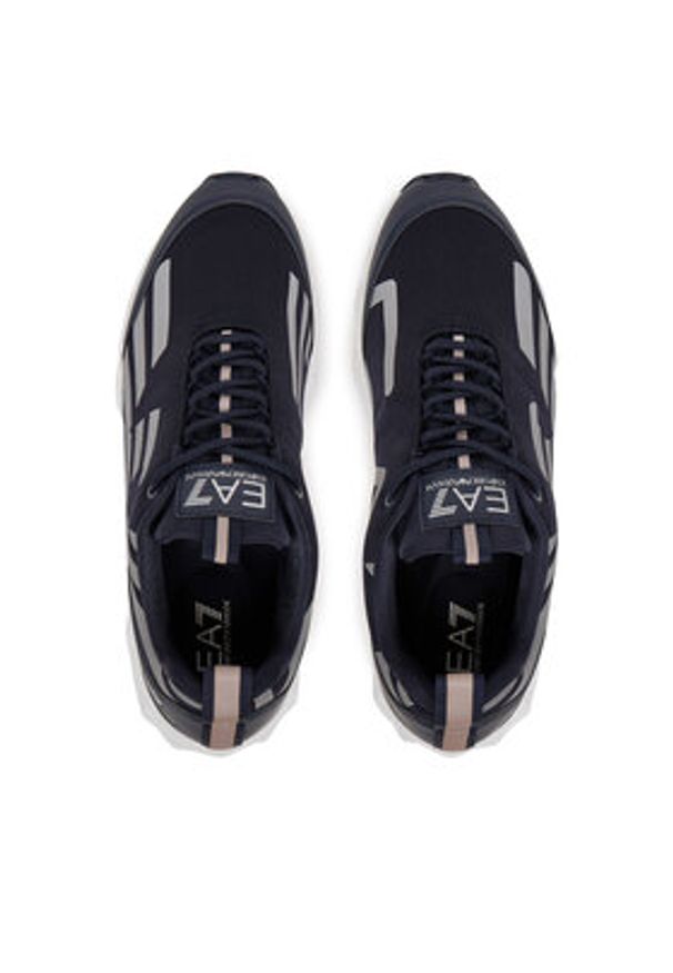 EA7 Emporio Armani Sneakersy X8X217 XK433 U461 Niebieski. Kolor: niebieski. Materiał: materiał