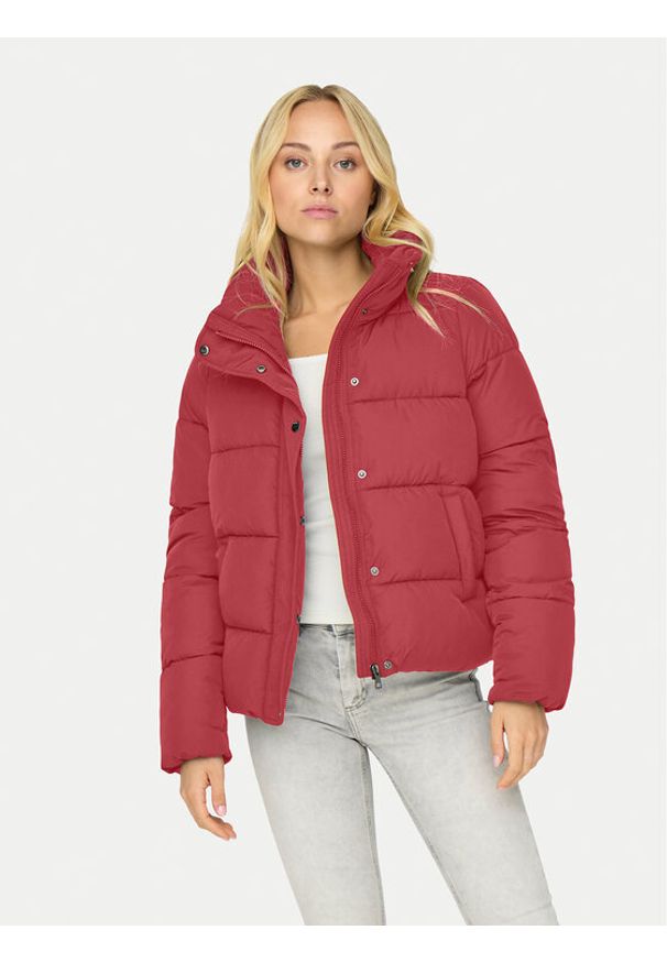 only - ONLY Kurtka zimowa New Cool 15295424 Czerwony Regular Fit. Kolor: czerwony. Materiał: syntetyk. Sezon: zima