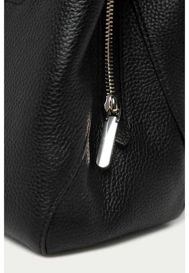 Kate Spade - Torebka skórzana. Kolor: czarny. Materiał: skórzane