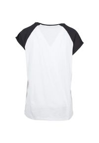 Urban Classics - T-shirt Damski Kontrastowy Raglanowy. Kolor: biały, wielokolorowy, czarny. Długość rękawa: raglanowy rękaw