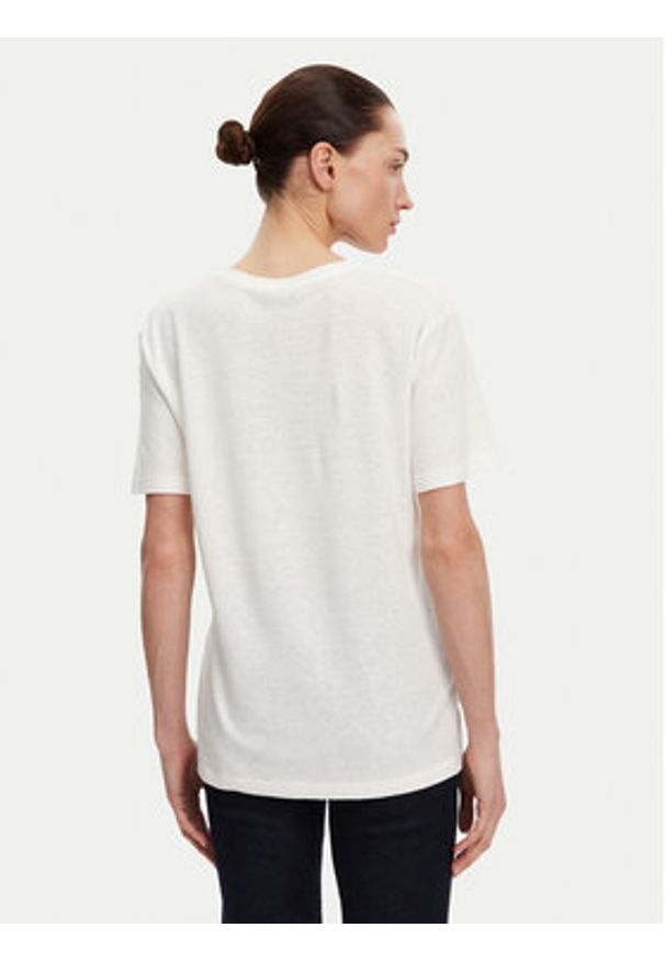 ACCESS FASHION T-Shirt 53-2148-611 Biały Regular Fit. Kolor: biały. Materiał: bawełna