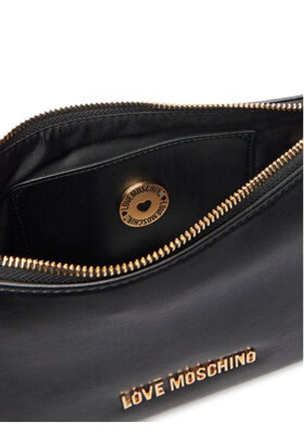 Love Moschino - LOVE MOSCHINO Torebka JC4143PP1OLX0000 Czarny. Kolor: czarny. Materiał: skórzane