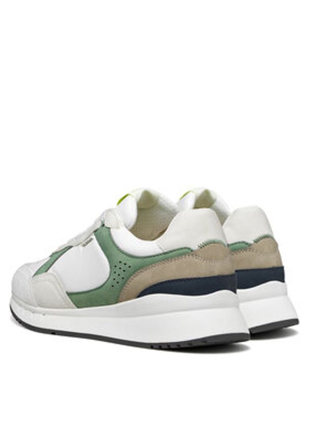 Geox Sneakersy U Branthon U65LCB 0EK11 C1ZD3 Biały. Kolor: biały. Materiał: materiał