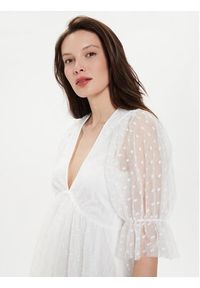 Gina Tricot Sukienka koktajlowa 22963 Biały Regular Fit. Kolor: biały. Materiał: syntetyk. Styl: wizytowy #3
