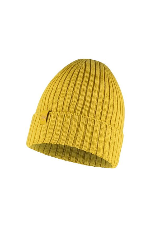 Czapka zimowa z wełny merino Buff Merino Wool Norval. Kolor: żółty. Materiał: wełna. Sezon: zima. Styl: sportowy