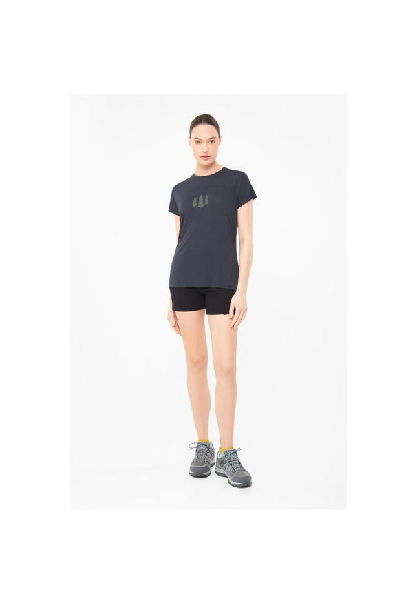 Viking - T-shirt damski VIKING Likelo Bamboo. Kolor: niebieski