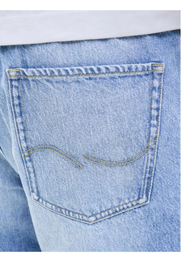 Jack & Jones Szorty jeansowe Tony 12269533 Niebieski Loose Fit. Kolor: niebieski. Materiał: bawełna