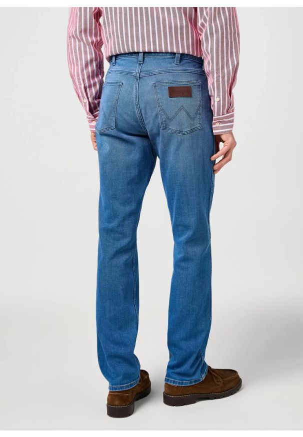 Wrangler - MESKIE SPODNIE WRANGLER GREENSBORO MOSAIC 112362335