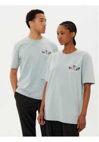 Filling Pieces T-Shirt Unisex Dog Walker 7449981 Zielony Regular Fit. Kolor: zielony. Materiał: bawełna #1