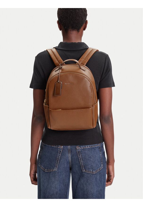 MICHAEL Michael Kors Plecak Sable 30T5G3XB2L Brązowy. Kolor: brązowy. Materiał: skóra