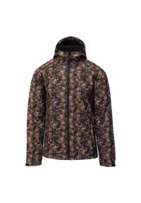 Kurtka męska Softshell Magnum Hidden - brązowa, Rozmiar XXL. Kolor: brązowy. Materiał: softshell. Sezon: lato, zima. Sport: turystyka piesza, fitness, outdoor #1