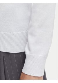Beverly Hills Polo Club Sweter P-SS26W-M536563 Biały Regular Fit. Typ kołnierza: polo. Kolor: biały. Materiał: bawełna #3