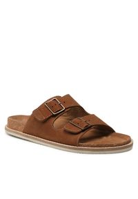 Klapki Badura. Kolor: brązowy #1
